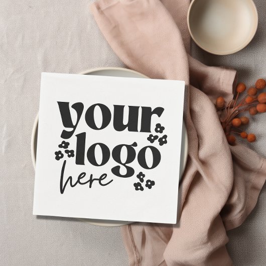 Custom Company Logo Business Event Party Paper Servet