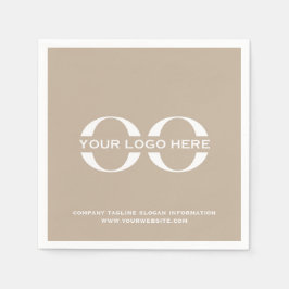 Custom Company Logo Business Event Party Servet