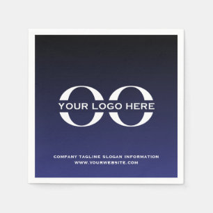 Custom Company Logo Business Event Party Servet