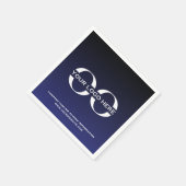 Custom Company Logo Business Event Party Servet (Hoek)