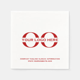 Custom Company Logo Business Event Party Servet