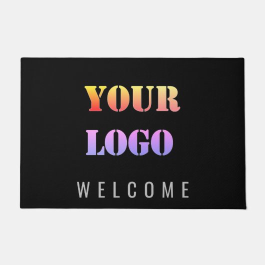 Custom Company Logo Business Kantoor Doormat Deurmat (Voorkant)