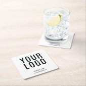 Custom Company Logo Business Kartonnen Onderzetters (Insitu)