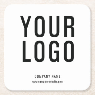 Custom Company Logo Business Kartonnen Onderzetters