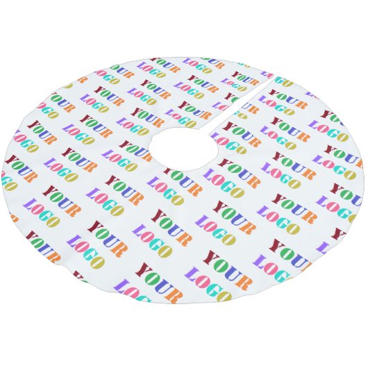 Custom Company Logo Business Kerstboomrok Kerstboom Rok (Gekanteld)