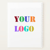 Custom Company Logo Business Planner Sjabloon (Achterkant)