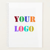 Custom Company Logo Business Planner Sjabloon (Voorkant)