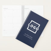 Custom Company Logo Business Promotion Blue Planner (Display)