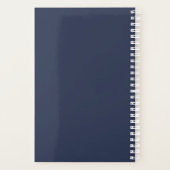 Custom Company Logo Business Promotion Blue Planner (Achterkant)