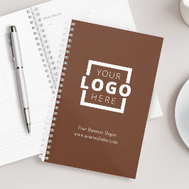Custom Company Logo Business Promotion Brown Planner