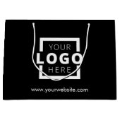 Custom Company Logo Business Promotion Gift Groot Cadeauzakje (Voorkant)