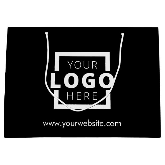 Custom Company Logo Business Promotion Gift Groot Cadeauzakje (Voorkant)