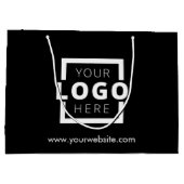Custom Company Logo Business Promotion Gift Groot Cadeauzakje (Achterkant)