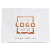 Custom Company Logo Business Promotion Gift Groot Cadeauzakje (Voorkant)