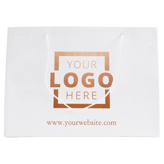 Custom Company Logo Business Promotion Gift Groot Cadeauzakje (Voorkant)