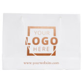 Custom Company Logo Business Promotion Gift Groot Cadeauzakje (Achterkant)