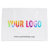 Custom Company Logo Business Promotion Gift Groot Cadeauzakje (Voorkant)