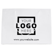 Custom Company Logo Business Promotion Gift Groot Cadeauzakje (Voorkant)