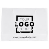 Custom Company Logo Business Promotion Gift Groot Cadeauzakje (Achterkant)