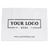 Custom Company Logo Business Promotion Gift Groot Cadeauzakje (Voorkant)