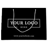 Custom Company Logo Business Promotion Gift Groot Cadeauzakje (Voorkant)