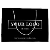 Custom Company Logo Business Promotion Gift Groot Cadeauzakje (Achterkant)