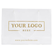 Custom Company Logo Business Promotion Gift Groot Cadeauzakje (Achterkant)