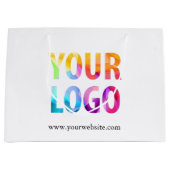Custom Company Logo Business Promotion Gift Groot Cadeauzakje (Voorkant)