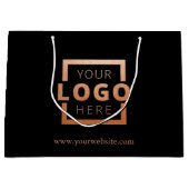 Custom Company Logo Business Promotion Gift Groot Cadeauzakje (Voorkant)