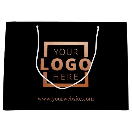 Custom Company Logo Business Promotion Gift Groot Cadeauzakje (Voorkant)