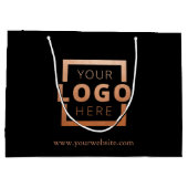 Custom Company Logo Business Promotion Gift Groot Cadeauzakje (Achterkant)