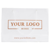 Custom Company Logo Business Promotion Gift Groot Cadeauzakje (Achterkant)