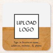 Custom Company Logo Business Promotion Gift Kartonnen Onderzetters (Voorkant)