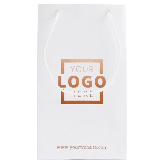 Custom Company Logo Business Promotion Gift Klein Cadeauzakje (Achterkant)