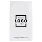 Custom Company Logo Business Promotion Gift Klein Cadeauzakje (Achterkant)