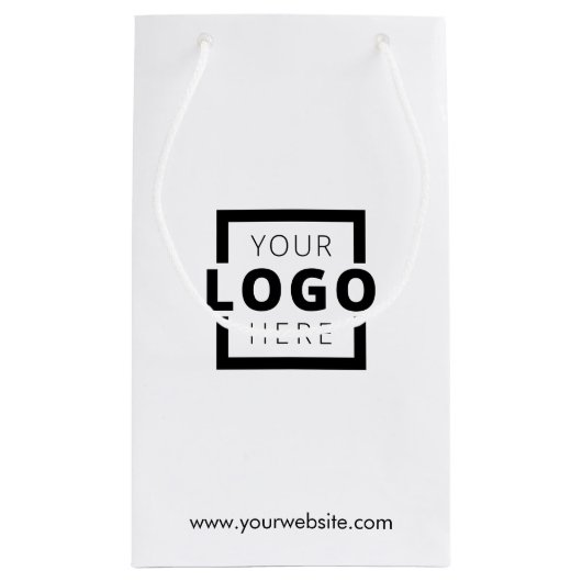 Custom Company Logo Business Promotion Gift Klein Cadeauzakje (Achterkant)