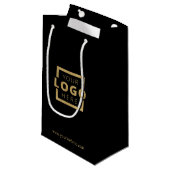 Custom Company Logo Business Promotion Gift Klein Cadeauzakje (Voorkant Gekanteld)