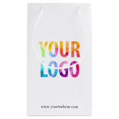 Custom Company Logo Business Promotion Gift Klein Cadeauzakje (Achterkant)