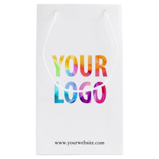 Custom Company Logo Business Promotion Gift Klein Cadeauzakje (Achterkant)