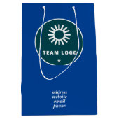 Custom Company Logo Business Promotion Gift Medium Cadeauzakje (Voorkant)