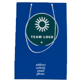 Custom Company Logo Business Promotion Gift Medium Cadeauzakje (Achterkant)