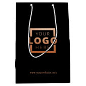 Custom Company Logo Business Promotion Gift Medium Cadeauzakje (Voorkant)