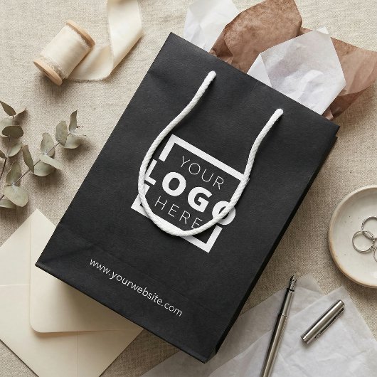 Custom Company Logo Business Promotion Gift Medium Cadeauzakje