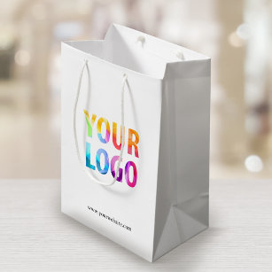 Custom Company Logo Business Promotion Gift Medium Cadeauzakje