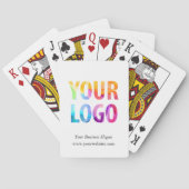 Custom Company Logo Business Promotion Gift Pokerkaarten (Achterkant)
