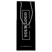 Custom Company Logo Business Promotion Gift Wijn Cadeautas (Voorkant)