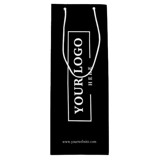 Custom Company Logo Business Promotion Gift Wijn Cadeautas (Voorkant)