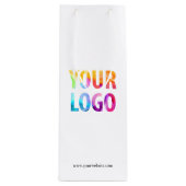 Custom Company Logo Business Promotion Gift Wijn Cadeautas (Voorkant)