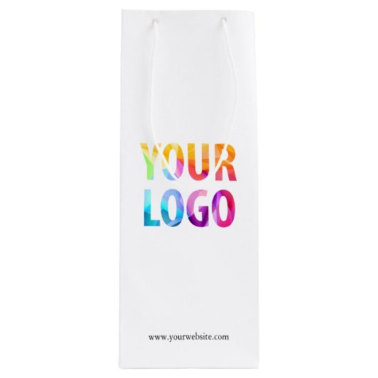 Custom Company Logo Business Promotion Gift Wijn Cadeautas (Voorkant)