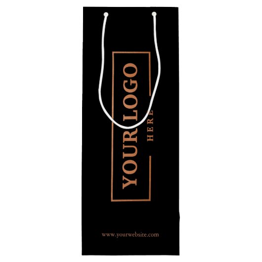 Custom Company Logo Business Promotion Gift Wijn Cadeautas (Achterkant)